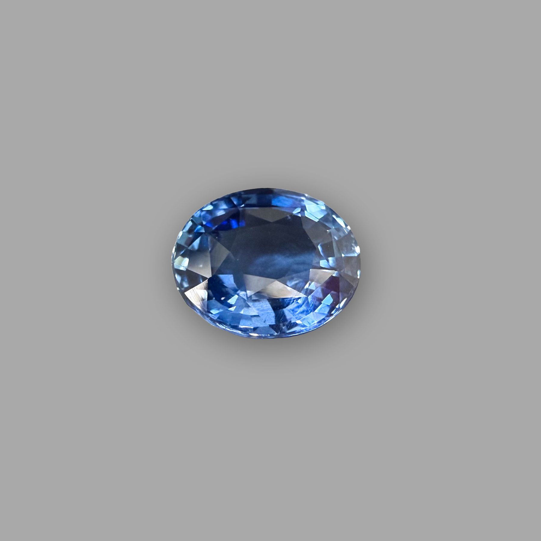 Saphir 5,12 ct, blau