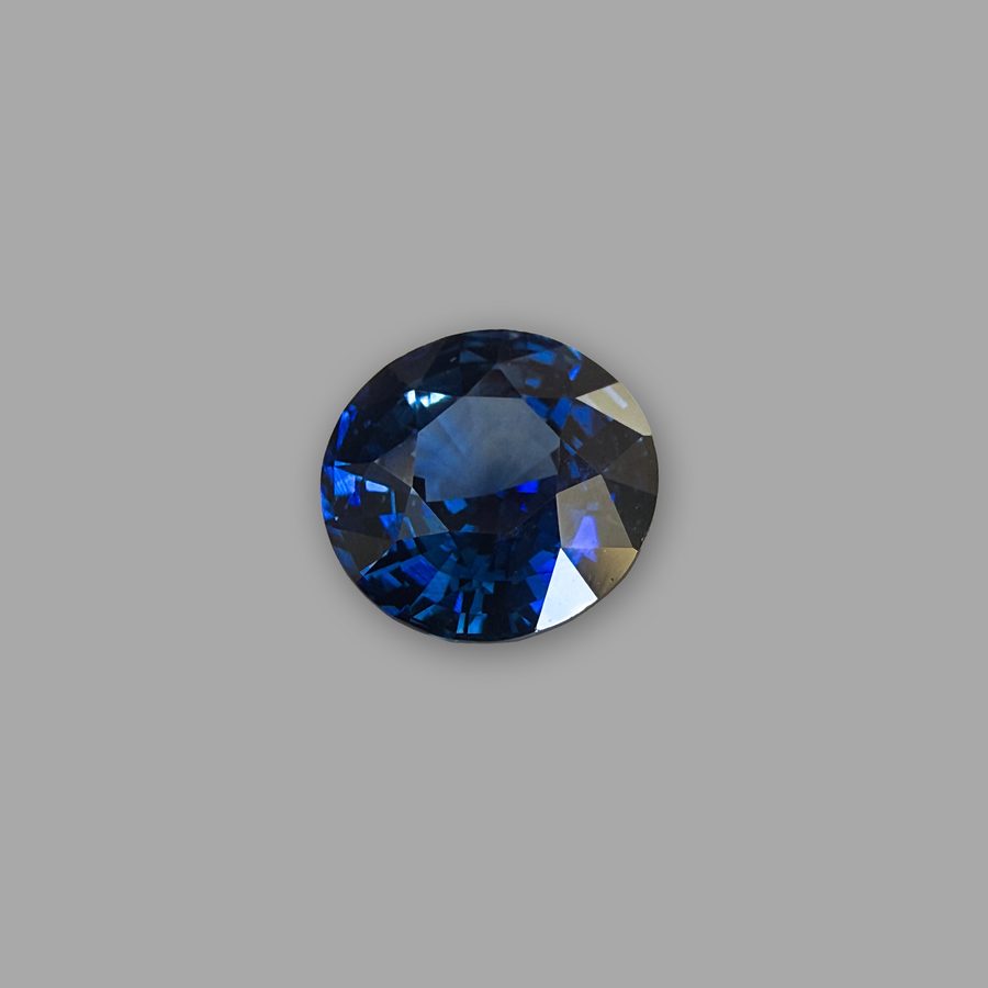 Saphir 3,16 ct, blau