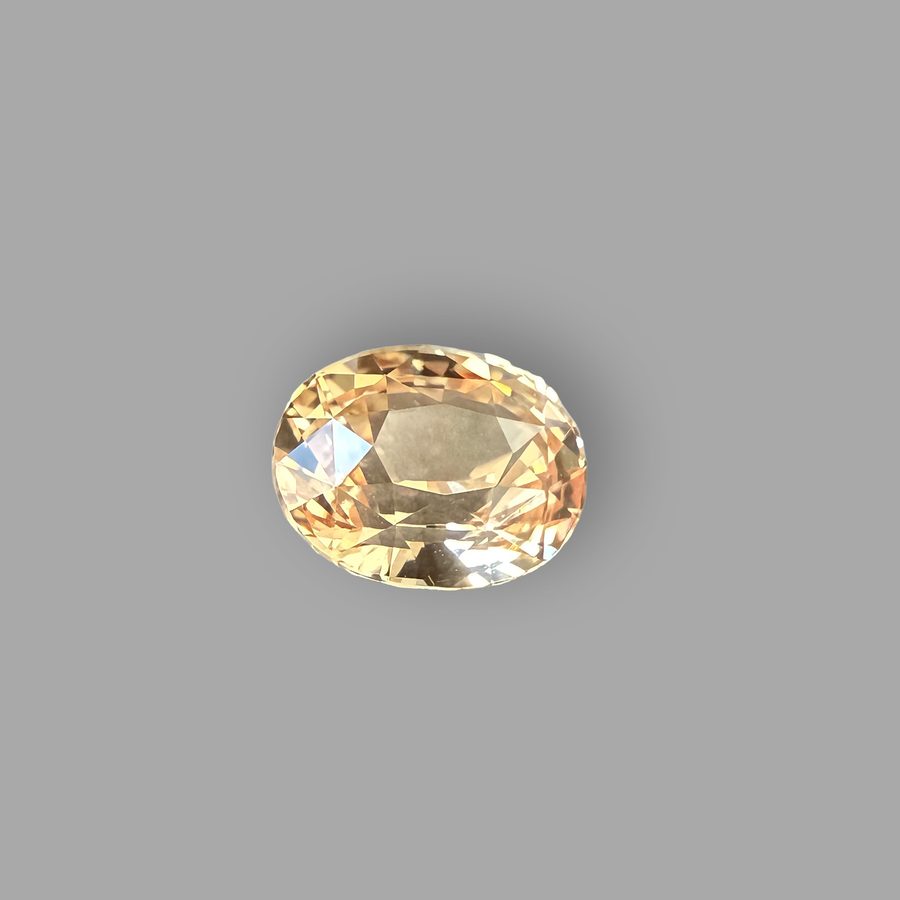 Saphir 2,52 ct, pfirsich